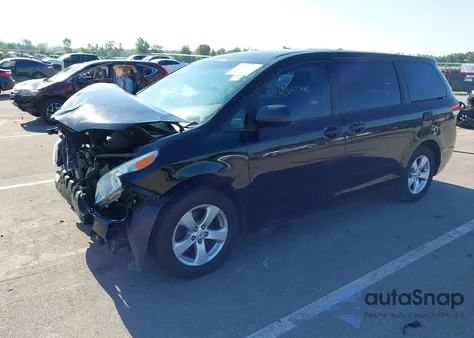 2012 Toyota Sienna Base V6 7 Passenger from USA, damaged, VIN 5TDZK3DC0CS210560